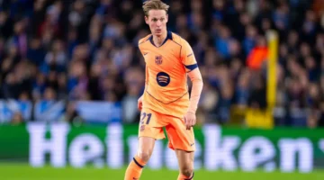 دي يونج يعكس تأثير التعادل مع كلوب بروج على فرص برشلونة في الدوري الأوروبي